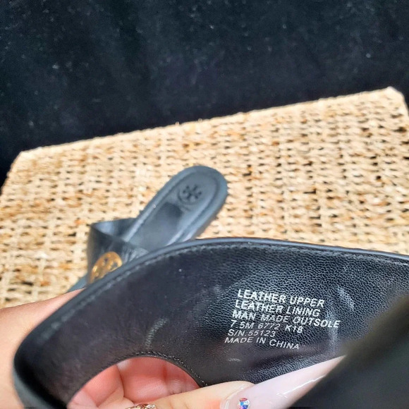 Tory Burch Black Thora Sandals - Picture 7 of 7